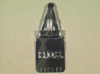Aluminium sluitzegel met identificatiekenmerk H.D.S.