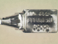 Aluminium sluitzegel met numeriek identificatiekenmerk 10-846