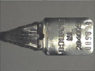 Aluminium sluitzegel met numeriek identificatiekenmerk 204009