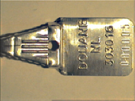 Aluminium sluitzegel met numeriek identificatiekenmerk 303016