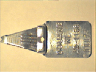 Aluminium sluitzegel met numeriek identificatiekenmerk 40-1158