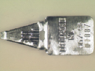 Aluminium sluitzegel met numeriek identificatiekenmerk 567-95