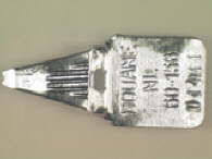 Aluminium sluitzegel met numeriek identificatiekenmerk 60-156