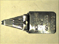 Aluminium sluitzegel met numeriek identificatiekenmerk 602003