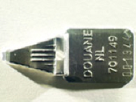 Aluminium sluitzegel met numeriek identificatiekenmerk 701149