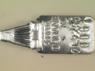 Aluminium sluitzegel met numeriek identificatiekenmerk 70-7251