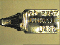 Aluminium sluitzegel met numeriek identificatiekenmerk 70-7307