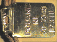 Aluminium sluitzegel met numeriek identificatiekenmerk 70-7345