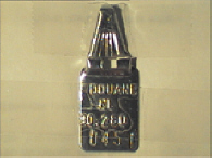 Aluminium sluitzegel met numeriek identificatiekenmerk 90.280