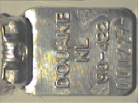 Aluminium sluitzegel met numeriek identificatiekenmerk 90-422